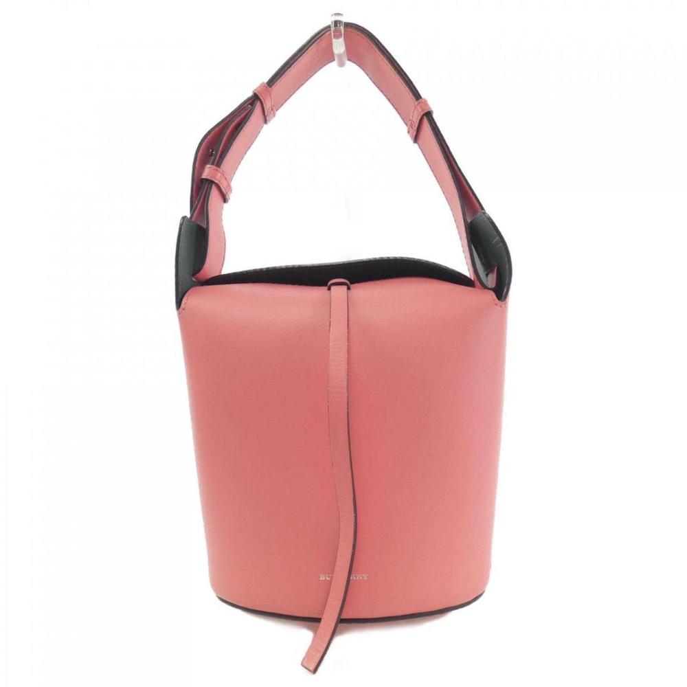 Burberry Pink Handbag Leather - Picture 2 of 7